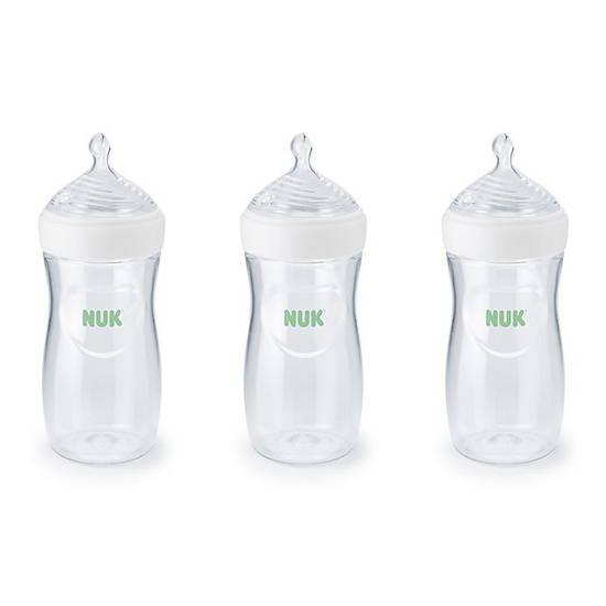Order NUK® Simply Natural™ 3-Pack 9 oz. Bottle with SafeTemp food online from Bed Bath & Beyond store, Lancaster on bringmethat.com