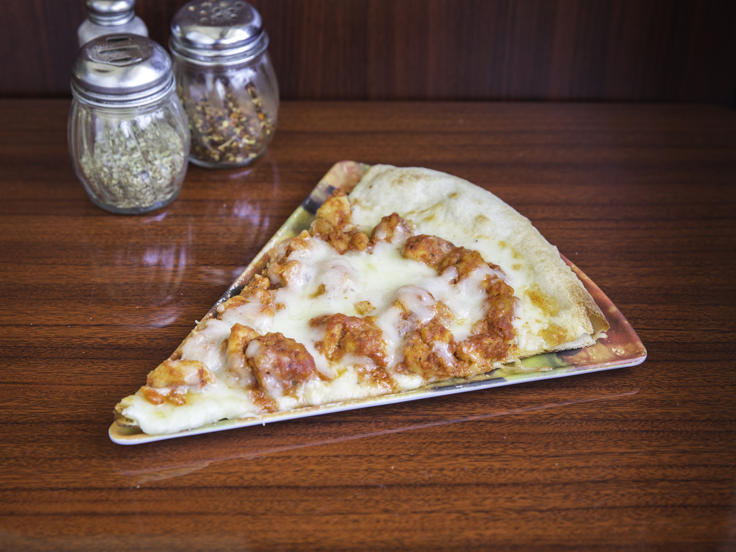 Order Chicken Parmigiana Pizza food online from Pizza Rios store, Commack on bringmethat.com