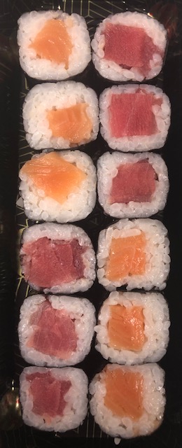 Order 12 Piece Ocean Fish Roll food online from A Plus Sushi store, Malvern on bringmethat.com