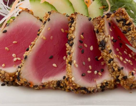 Order Tuna Tataki food online from The Eastern Peak Asian Cuisine store, Nashville on bringmethat.com