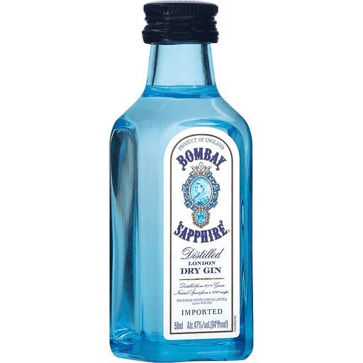 Order Bombay Sapphire London Dry Gin (50 ML) 33700 food online from Bevmo! store, Redwood City on bringmethat.com