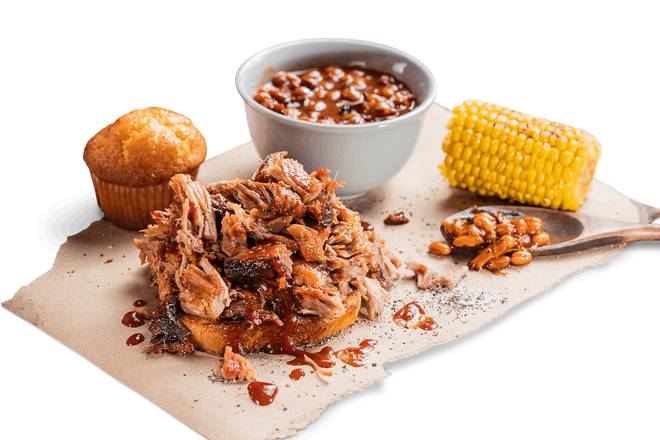 Order Pick 1 Combo food online from Famous Daves Legendary Pit Bar-B-Que store, Peoria on bringmethat.com