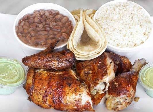 Order The Mexican Combo food online from The Chicken Shack store, Hermosa Beach on bringmethat.com