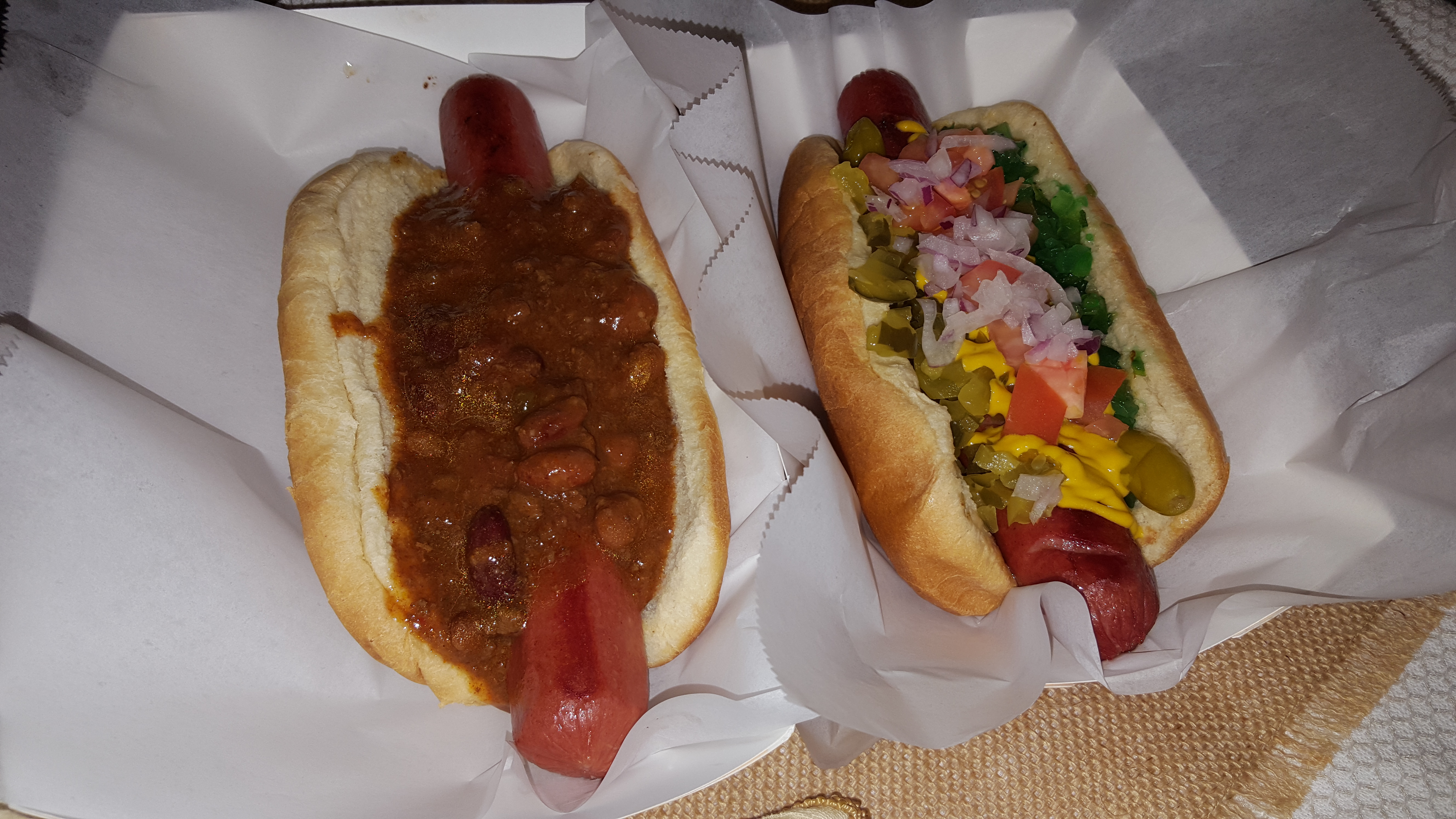 Order 1/4 lb. Hot Dog or Chicago Dog food online from The Corner Deli store, Phoenix on bringmethat.com