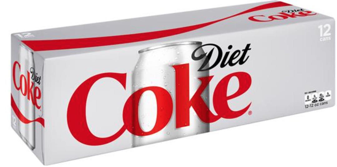 Order Coca-Cola Diet (12 pk) (12 oz) food online from Checkout Food Stores #69 store, Spring on bringmethat.com