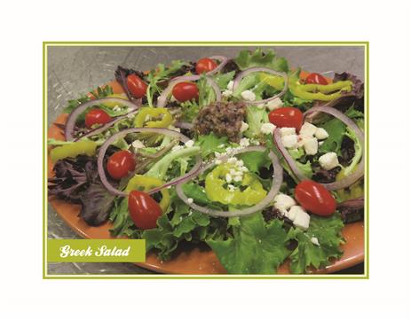 Order Greek Salad food online from Nick & Tom store, Cincinnati on bringmethat.com