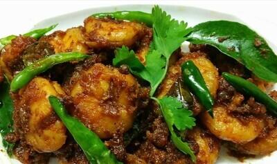 Order Royyala Vepudu (Shrimp Fry) food online from Peacock Indian Cuisine store, Plano on bringmethat.com