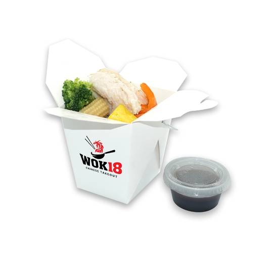 Order Steamed Chicken mixed vegetables food online from Wok 18 store, Teaneck on bringmethat.com