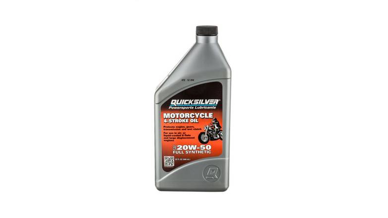 Order Quicksilver 20W-50 Motorcycle Oil food online from Red Roof Market store, Lafollette on bringmethat.com