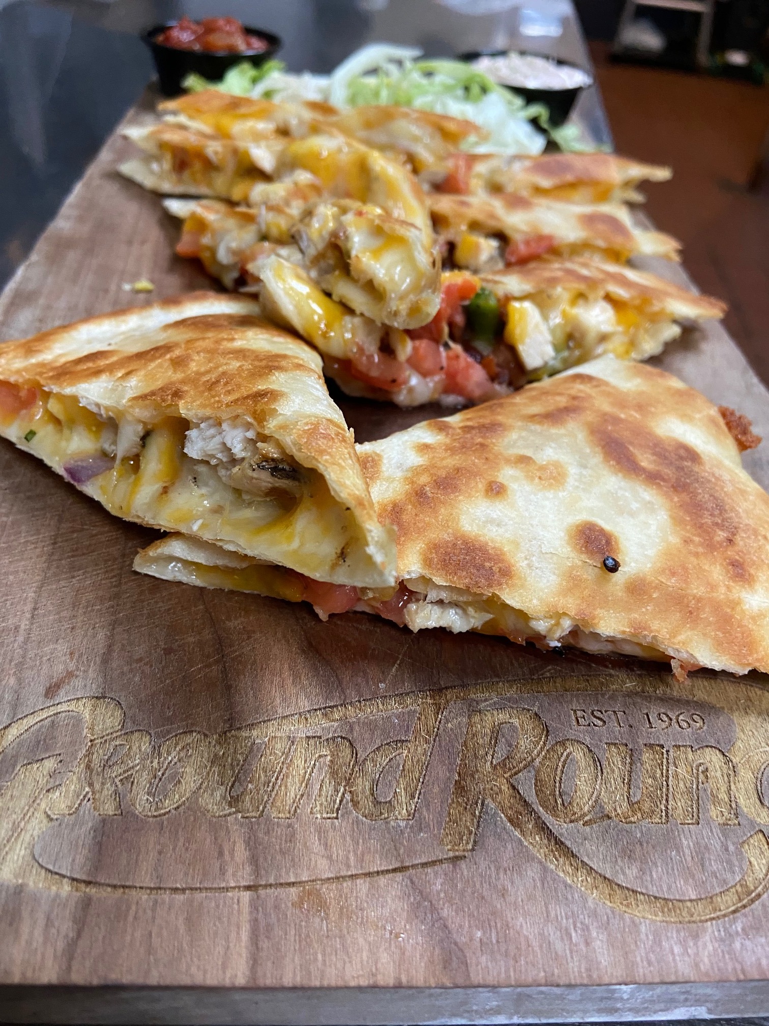 Order Quesadillas food online from Ground Round store, Neenah on bringmethat.com