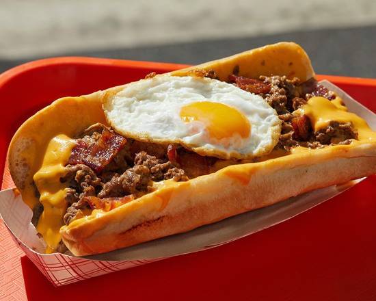 Order Morning Cheesesteak food online from Burritos 2go store, Houston on bringmethat.com