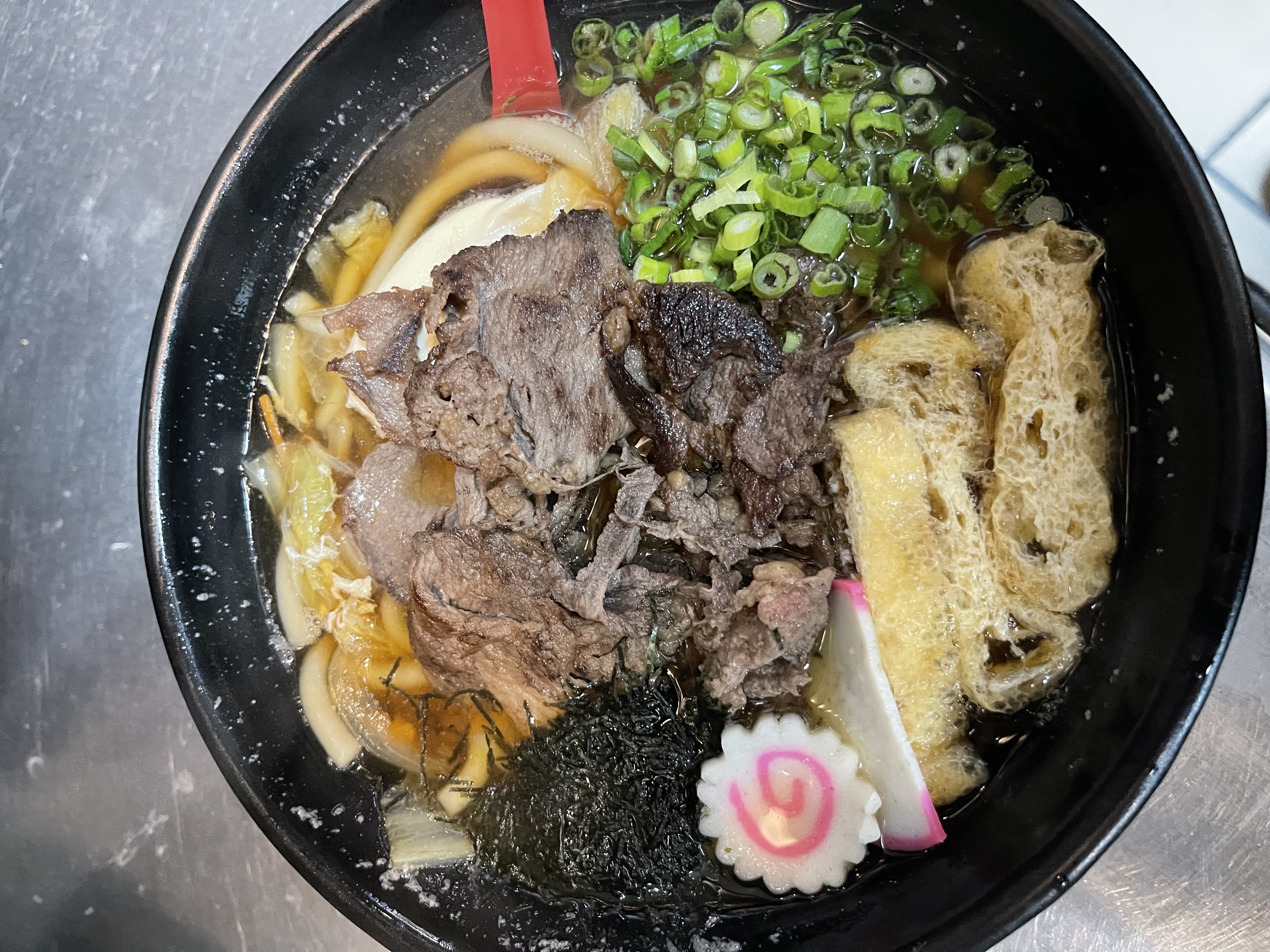 Order Beef Udon food online from Akari Japanese Restaurant store, Plano on bringmethat.com