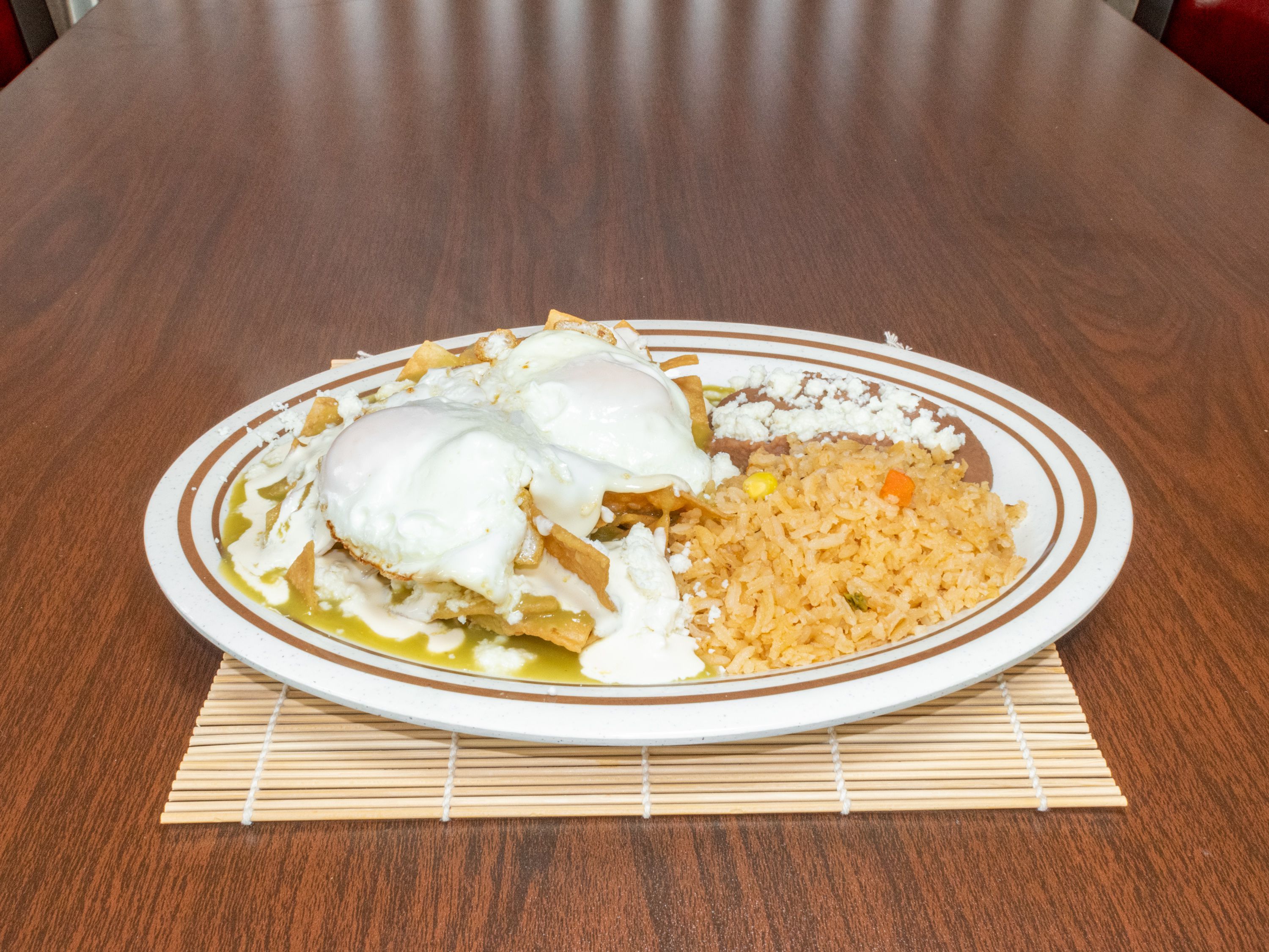 Order Chilaquiles food online from Tamales Dona Tere-Wayside store, Houston on bringmethat.com