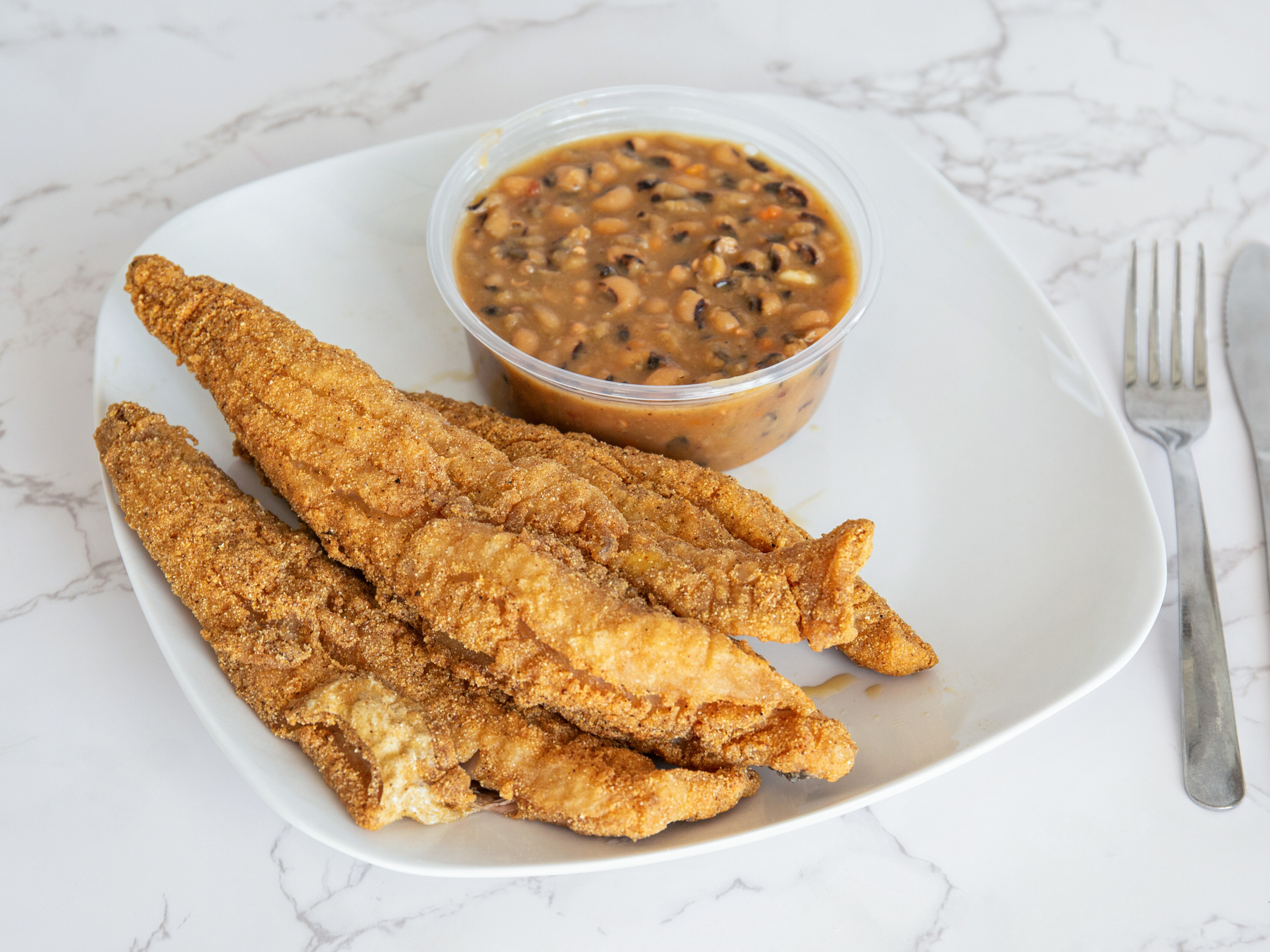 Order Fried Fish Platter food online from Aunt Berta Kitchen Too store, Lindenwold on bringmethat.com