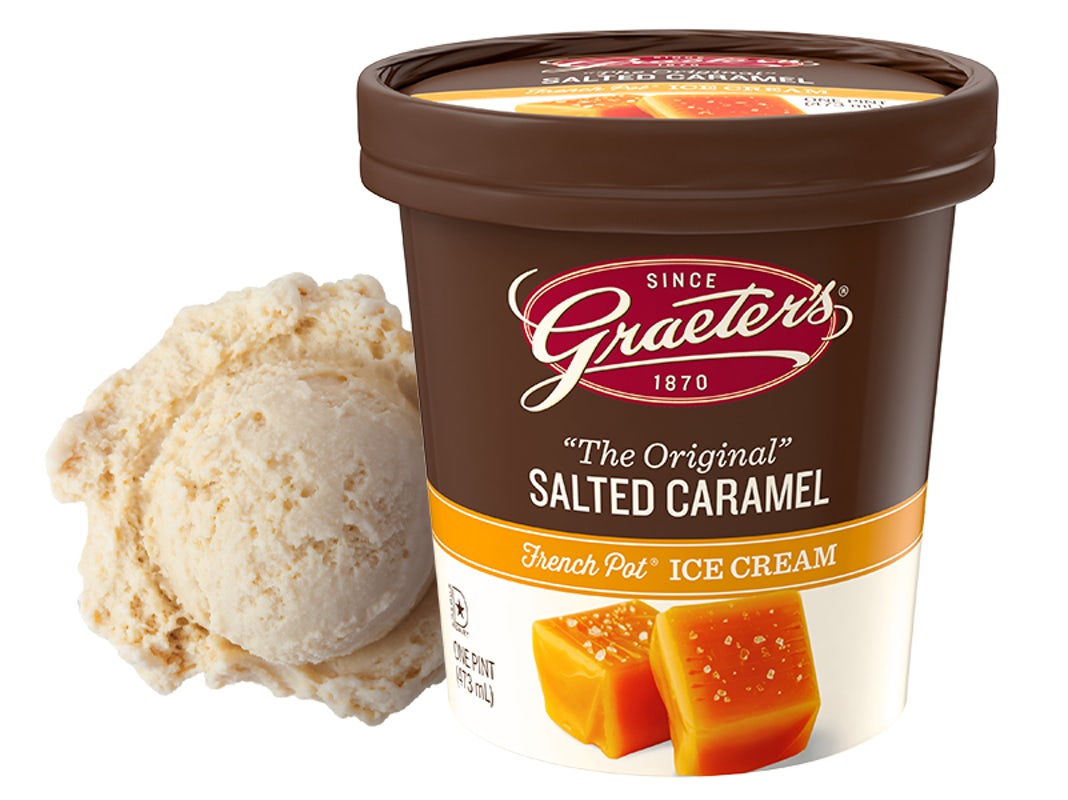 Order Original Salted Caramel Pint food online from Graeter's Ice Cream store, Louisville on bringmethat.com