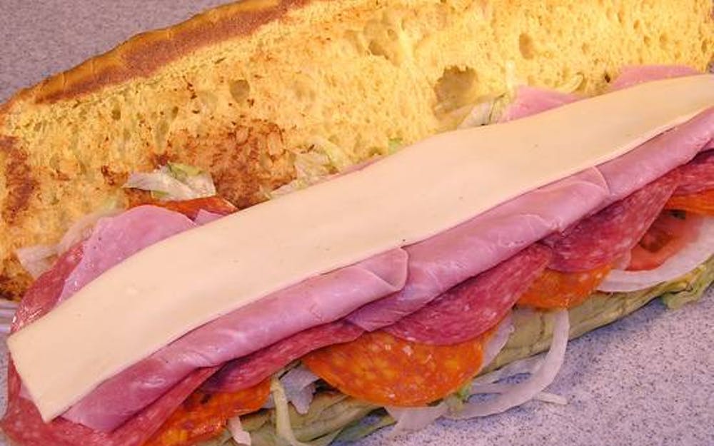 Order Italian Sub - Half food online from Cal'z Pizza Subs and Chicken Wings store, Virginia Beach on bringmethat.com