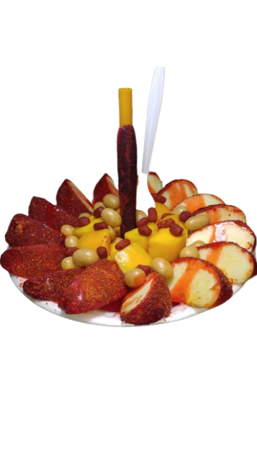 Order CRAZY APPLE food online from Los Mexicanos Frutas & Antojos store, Fresno on bringmethat.com