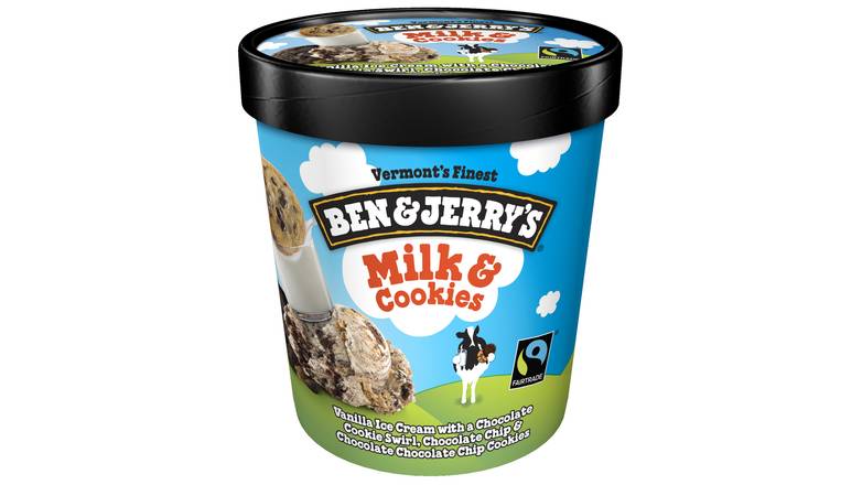 Order Ben & Jerry'S Milk And Cookies Ice Cream food online from Exxon Constant Friendship store, Abingdon on bringmethat.com