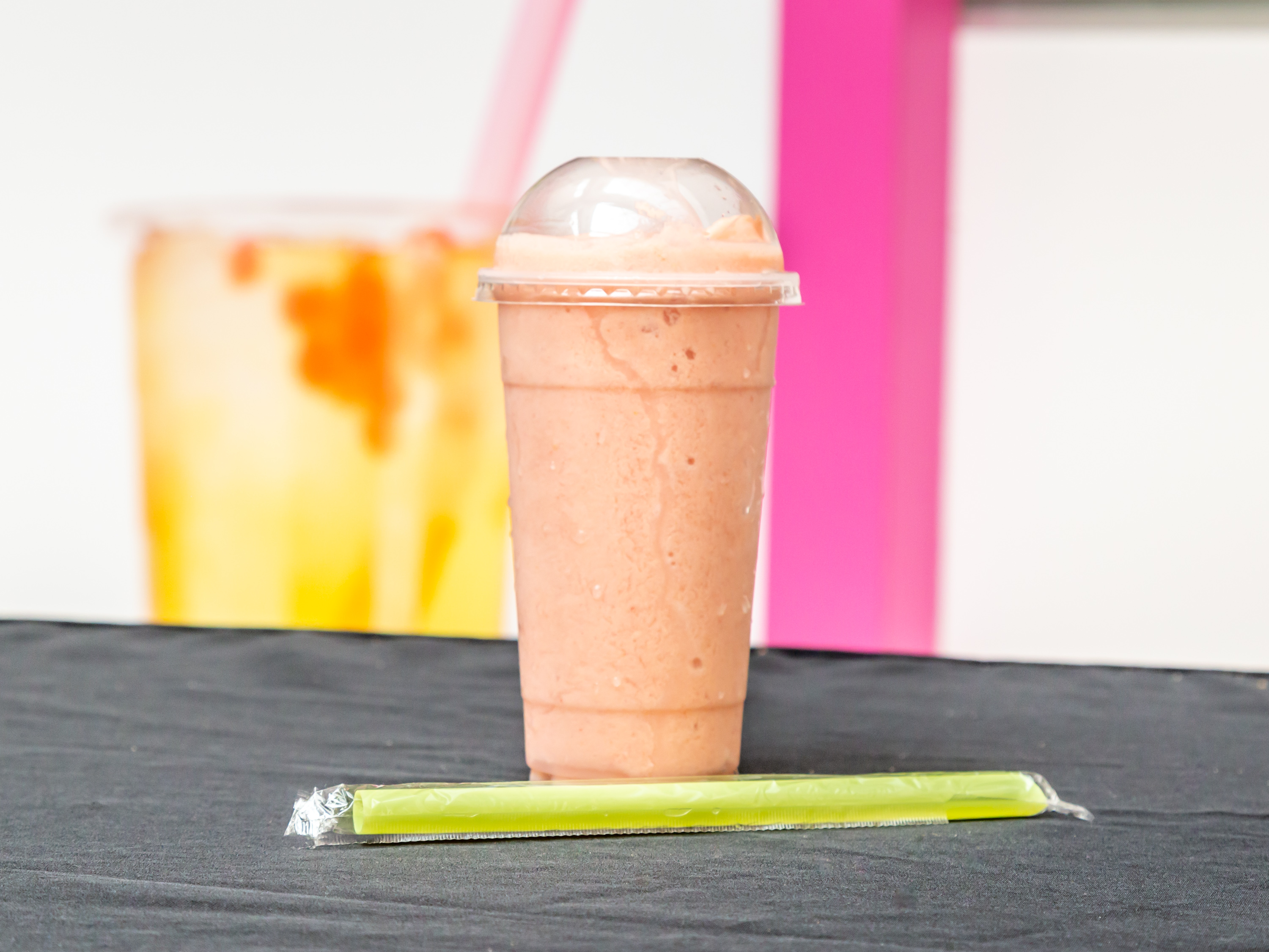 Order Strawberry Pineapple  Smoothie food online from Happy Cup Bubble Tea store, Lafayette on bringmethat.com