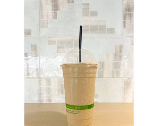 Order PB Brew (16 oz) food online from The Well Juicery store, Bozeman on bringmethat.com