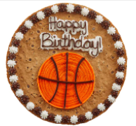Order Birthday BBall - B1039 food online from Cookie Co store, Longview on bringmethat.com
