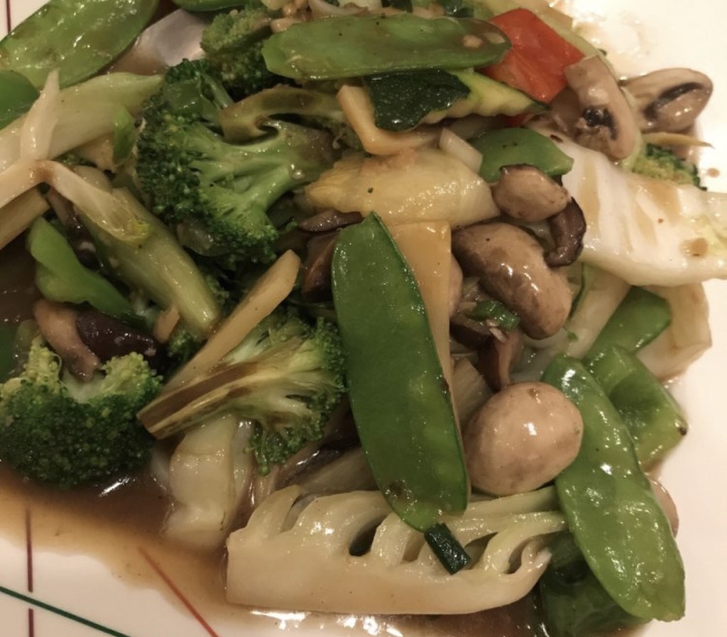 Order Mushroom, Broccoli, & Chinese Snow Peas food online from House Of Joy store, Glendale on bringmethat.com