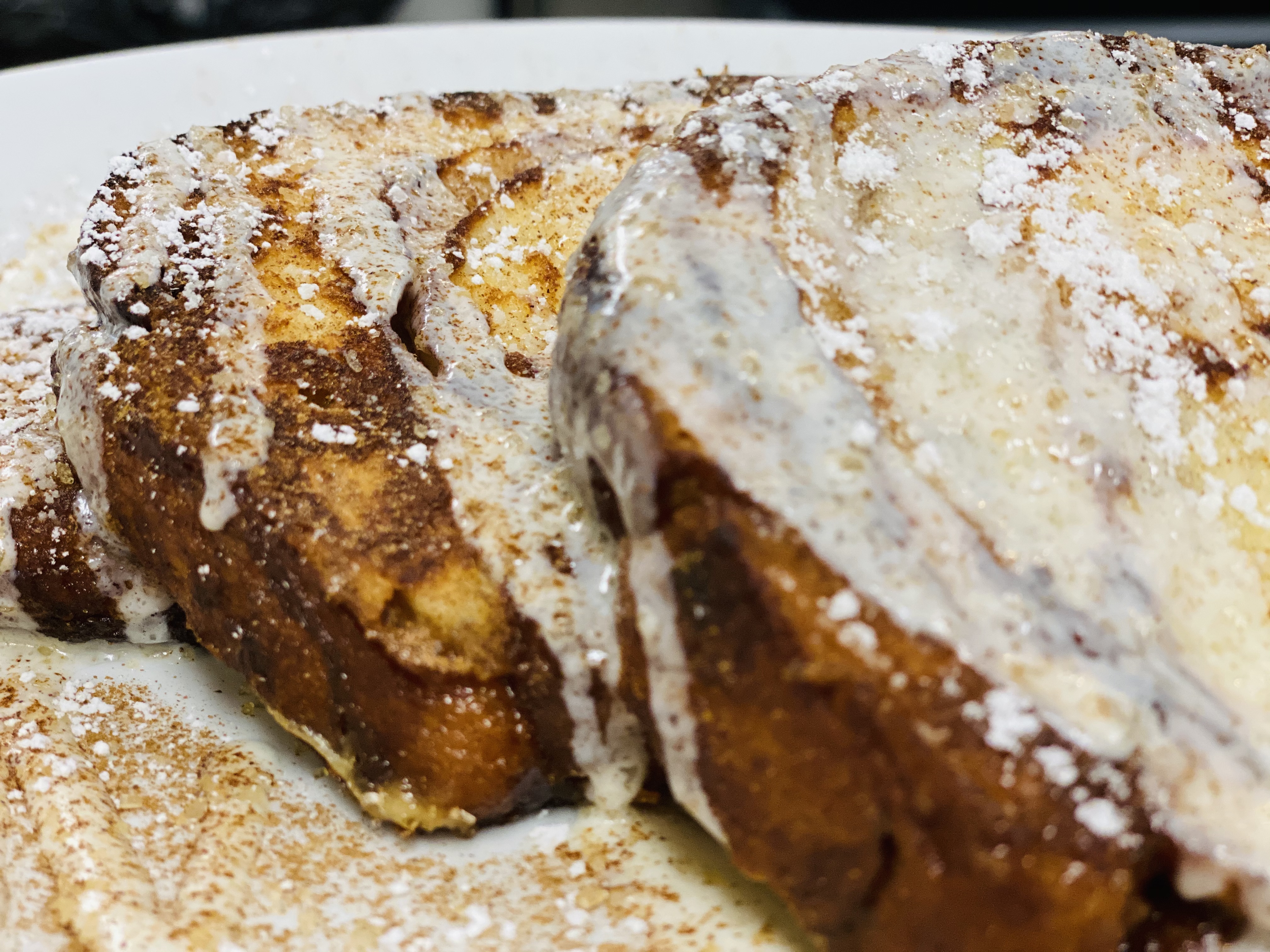 Order CINNAMON ROLL FRENCH TOAST  food online from State Street Cafe store, North Haven on bringmethat.com