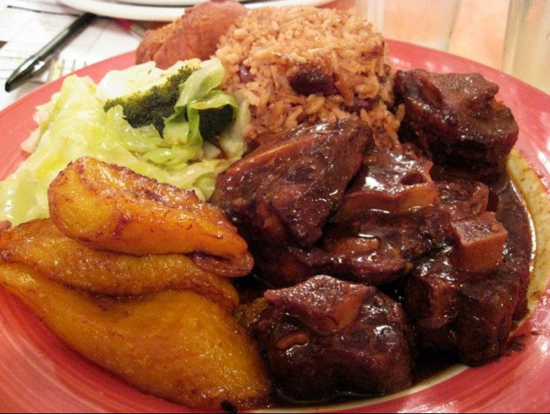 Order Oxtail Platter food online from Caribbean Grill store, Montclair on bringmethat.com