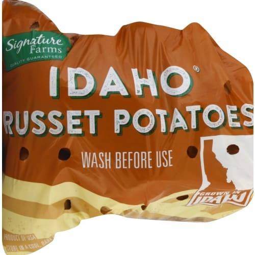 Order Signature Farms · Idaho Russet Potatoes (5 lbs) food online from Vons store, Redondo Beach on bringmethat.com