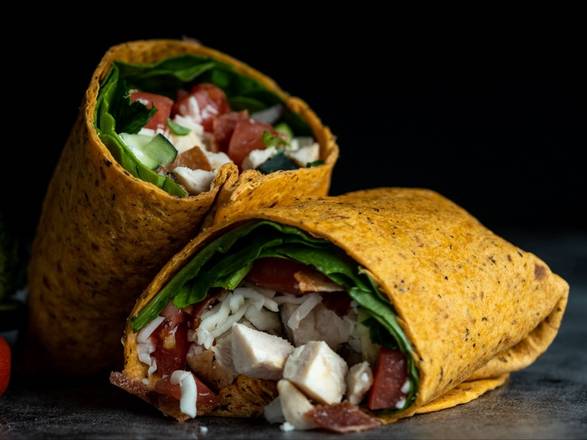 Order Chicken Pesto Wrap food online from Clean Eatz store, Cranberry Township on bringmethat.com