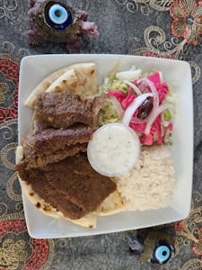 Order 16. Gyro Kebab Platter food online from Shishkebab Restaurant store, Evans on bringmethat.com