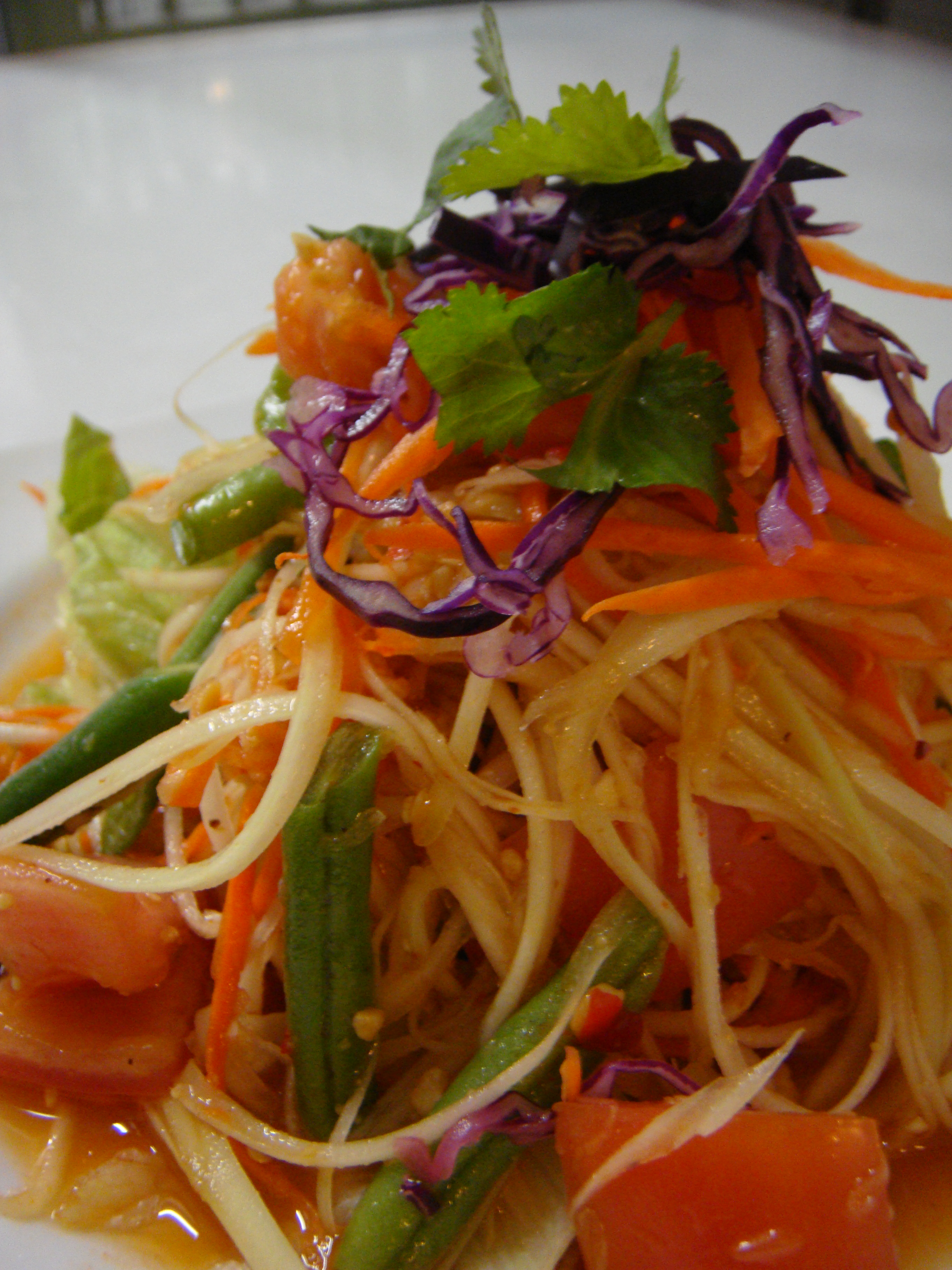 Order 15. Papaya Salad food online from Thai boulevard store, Forest Hills on bringmethat.com