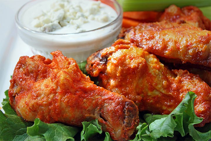 Order Chicken Wings - Single (10 Pieces) food online from Bob & John La Hacienda store, Buffalo on bringmethat.com