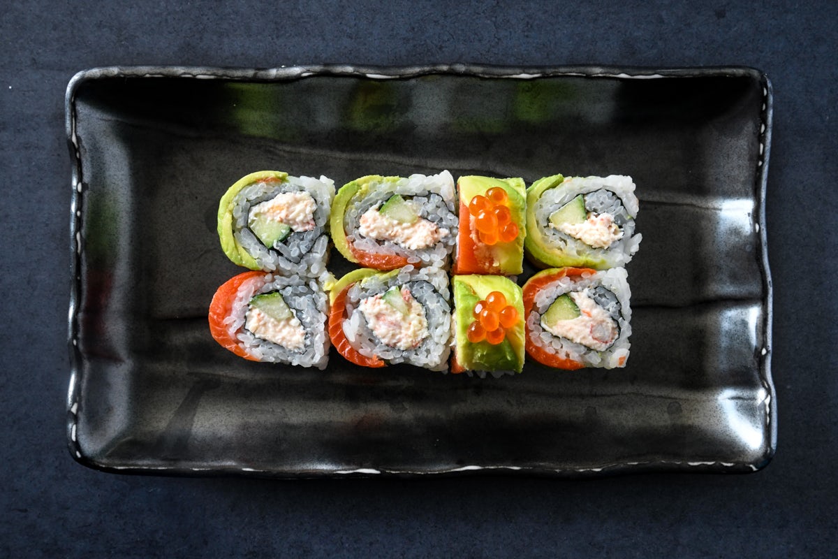 Order * WILD RUN (GF) food online from Blue Sushi Sake Grill store, Fort Worth on bringmethat.com