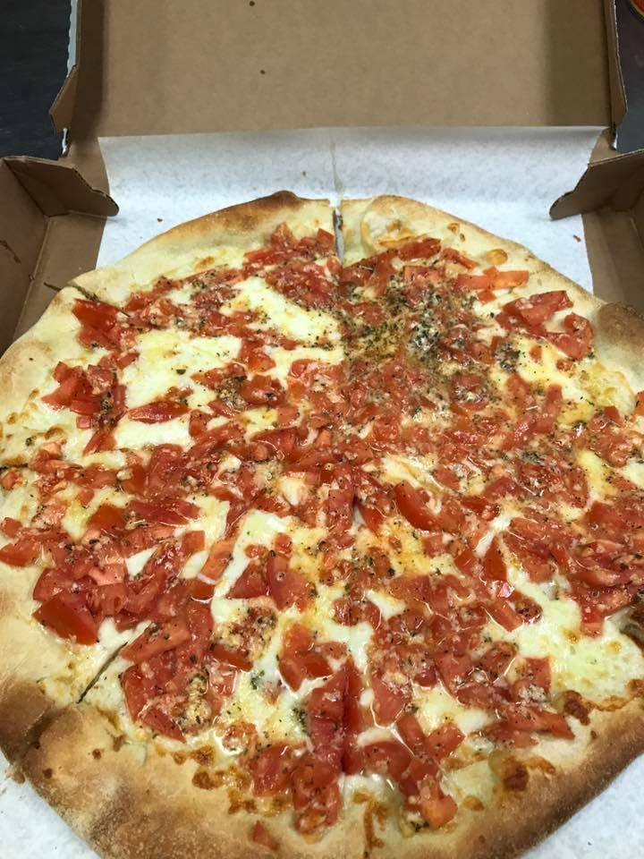 Order Bruschetta Pizza - Personal 10'' (8 Slices) food online from Alfredo Brick Oven Pizza store, Hazle Township on bringmethat.com
