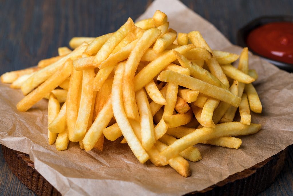 Order French Fries - Appetizer food online from Grandslam Pizza store, Plum on bringmethat.com
