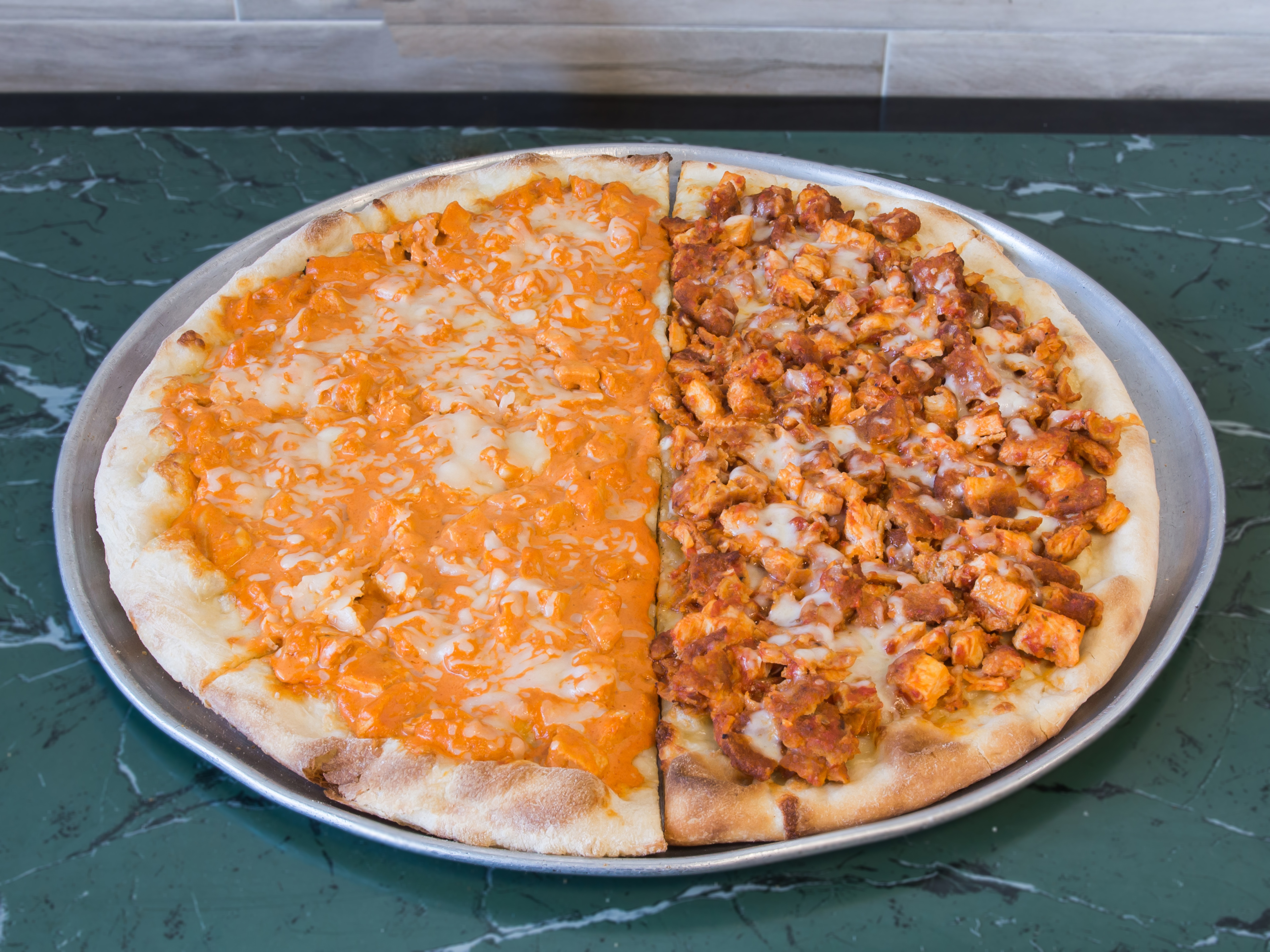 Order  Buffalo Chicken Pizza food online from Brother's Pizza store, West Long Branch on bringmethat.com