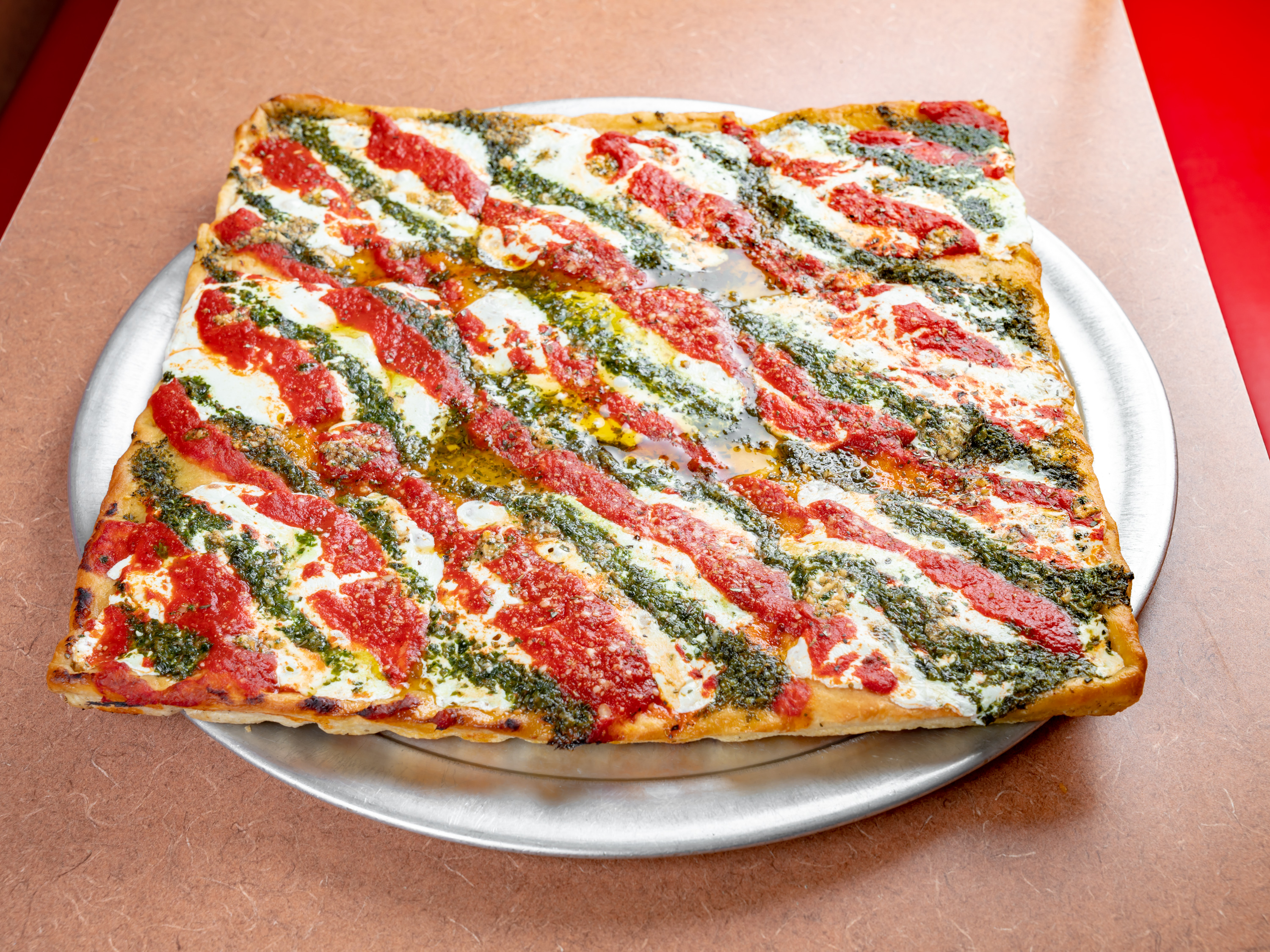 Order Pesto Pizza food online from Ancona store, Valley Stream on bringmethat.com
