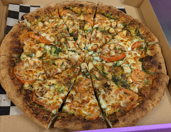 Order Chicken Pesto food online from Magpies Gourmet Pizza Oracle store, Tucson on bringmethat.com
