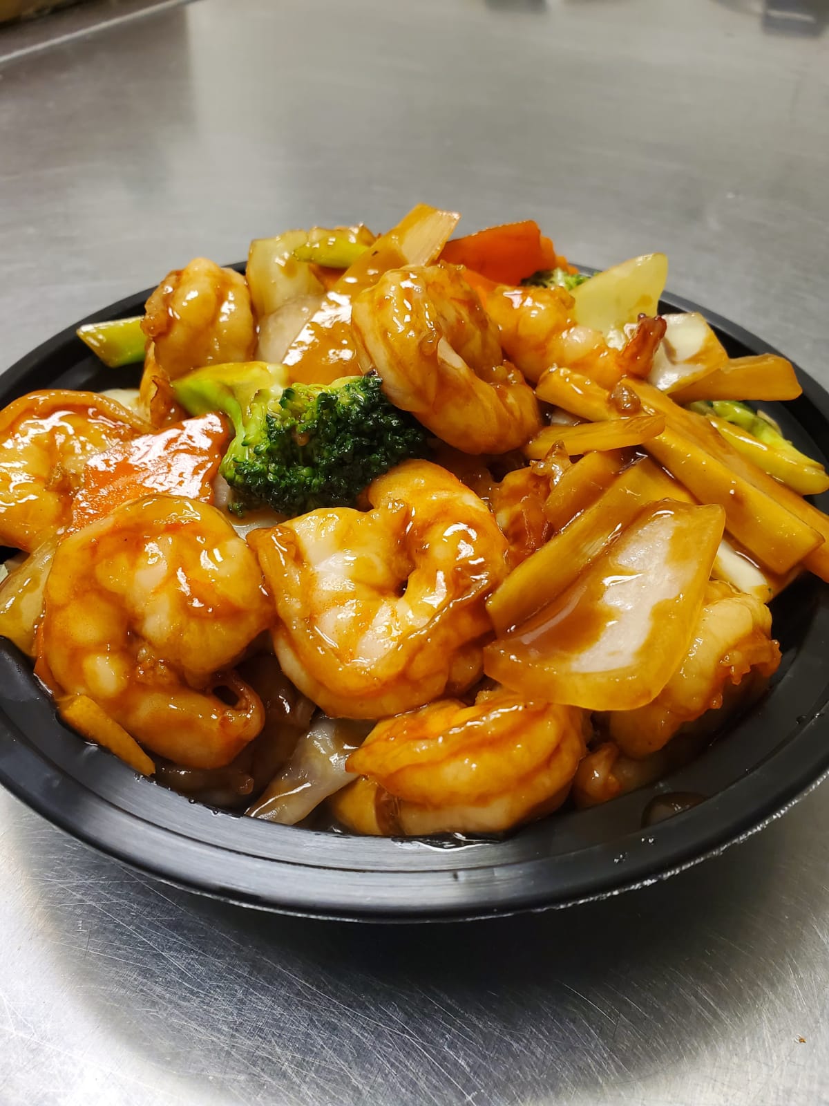Order Shrimp with Mixed Vegetable food online from Panda Kitchen store, Houston on bringmethat.com