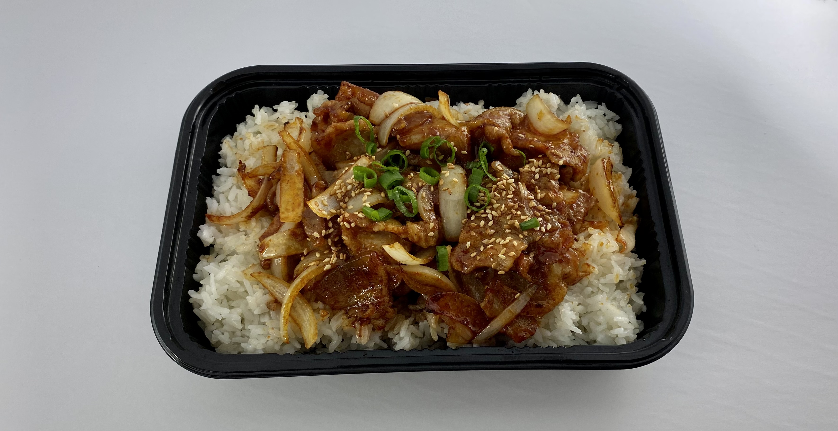Order D9. Korean pork Belly Don food online from Sushi Time store, Boston on bringmethat.com