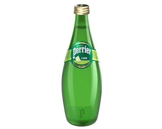 Order Perrier Water Lime 750mL food online from Moby Liquor store, Los Angeles on bringmethat.com