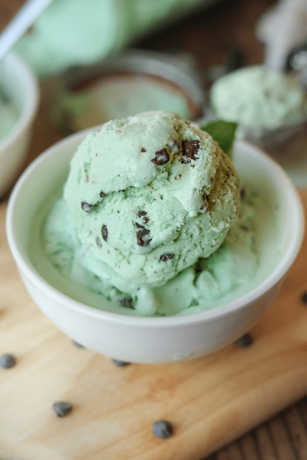 Order Mint Chocolate Chip Ice Cream food online from Sundaes store, Port Jefferson Station on bringmethat.com