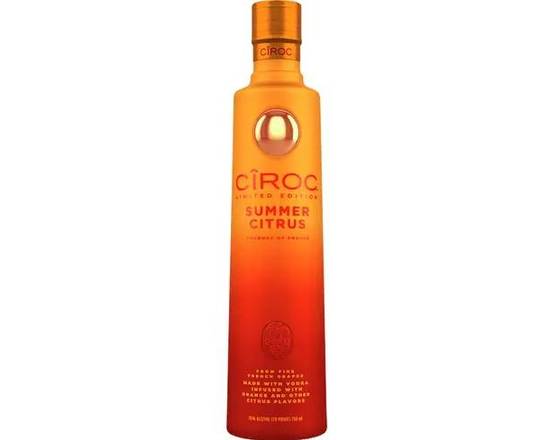 Order Ciroc, Summer Citrus Vodka · 750 mL food online from House Of Wine store, New Rochelle on bringmethat.com