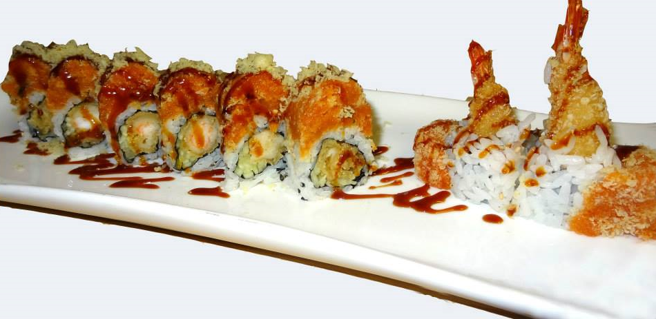 Order 57. Red Dragon Roll food online from Hu Nan Palace Restaurant store, Fruitland on bringmethat.com