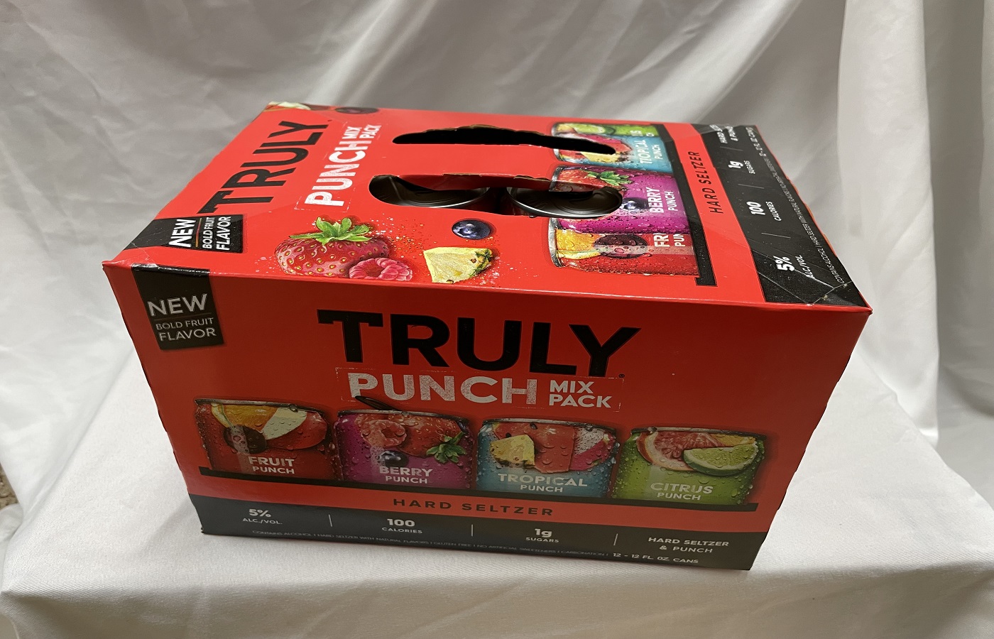 Order Truly Punch Hard Seltzer Variety 12 Pack 12 oz. Cans food online from Sb Liquor & Crafts store, Santa Barbara on bringmethat.com