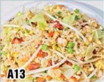Order A13. Yangzhou Fried Rice 楊州炒飯 food online from Good Children store, Westmont on bringmethat.com