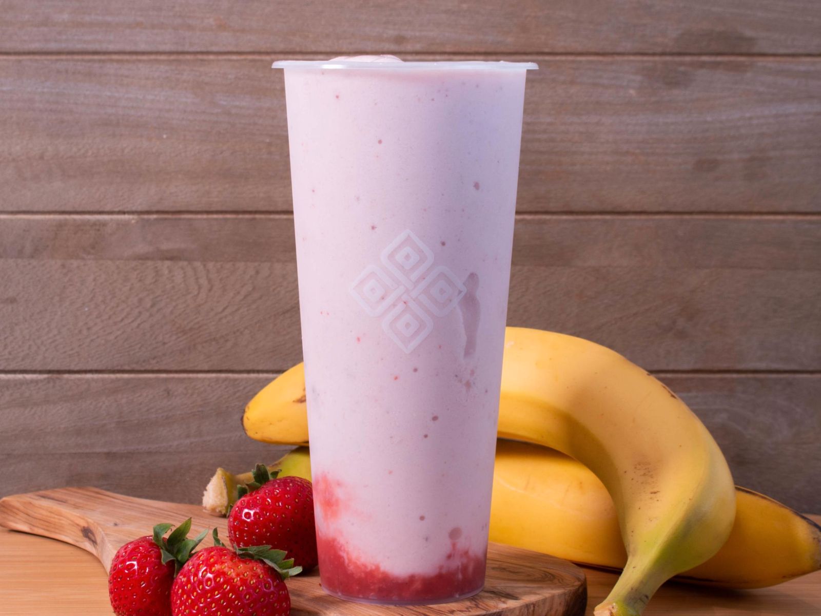 Order Strawberry Banana Smoothie 草莓香蕉奶昔 food online from Prolece Tea store, Chino Hills on bringmethat.com