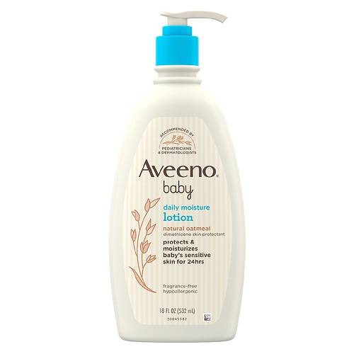 Order Aveeno Baby Daily Moisture Lotion with Colloidal Oatmeal - 18.0 fl oz food online from Walgreens store, Gastonia on bringmethat.com