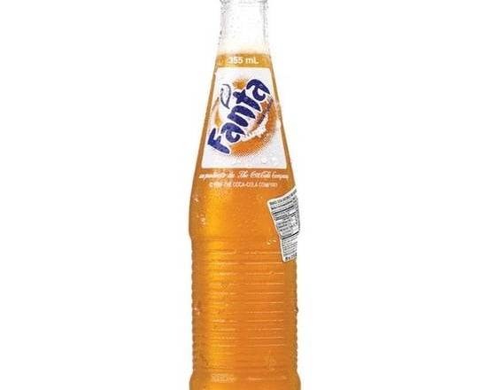 Order Fanta Orange de Mexico (355 ML Glass Bottle) food online from Little Chef Chinese Takeout @Aztec Food Hub store, San Diego on bringmethat.com